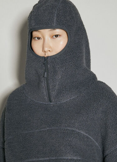 Entire Studios Fluffy Fleece Hooded Sweatshirt Grey ent0353011