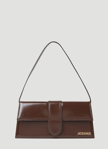 Jacquemus 르 밤비노 롱 숄더백 브라운 jac0254068