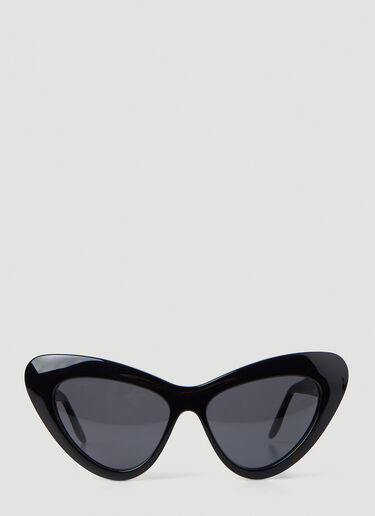Gucci Exaggerated Cat Eye Sunglasses Black guc0243221