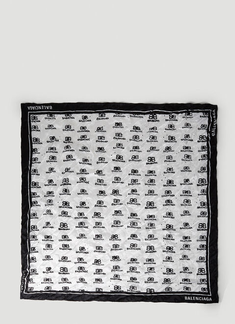Ann Demeulemeester BB Icon Silk Scarf Purple ann0254015