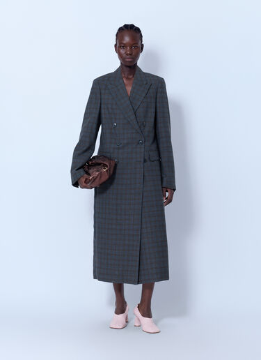 LN-CC® - Dries Van Noten: Double Breasted Rarrysta Coat - Dark Grey Dries Van Noten Double Breasted Rarrysta Coat Dark Grey dvn0265001