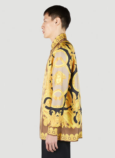 Versace 바로코 실크 셔츠 골드 ver0151003