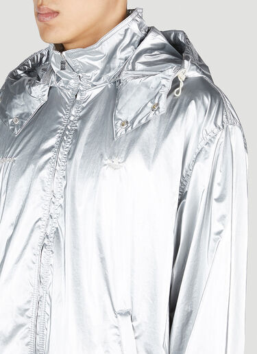 Metallic Anorak Track Jacket adidas by Wales Bonner Metallic Anorak Track Jacket Silver awb0352008
