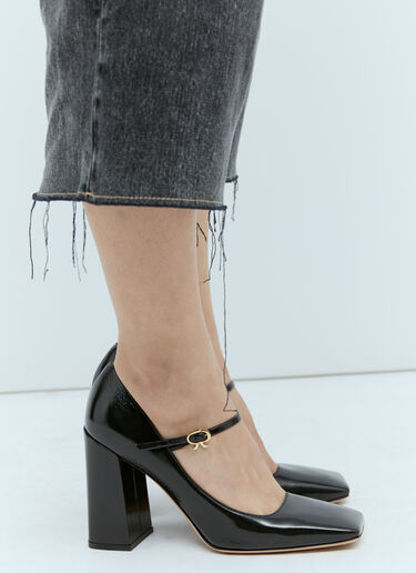 Gianvito Rossi Freeda 皮革高跟鞋 黑 gia0255008