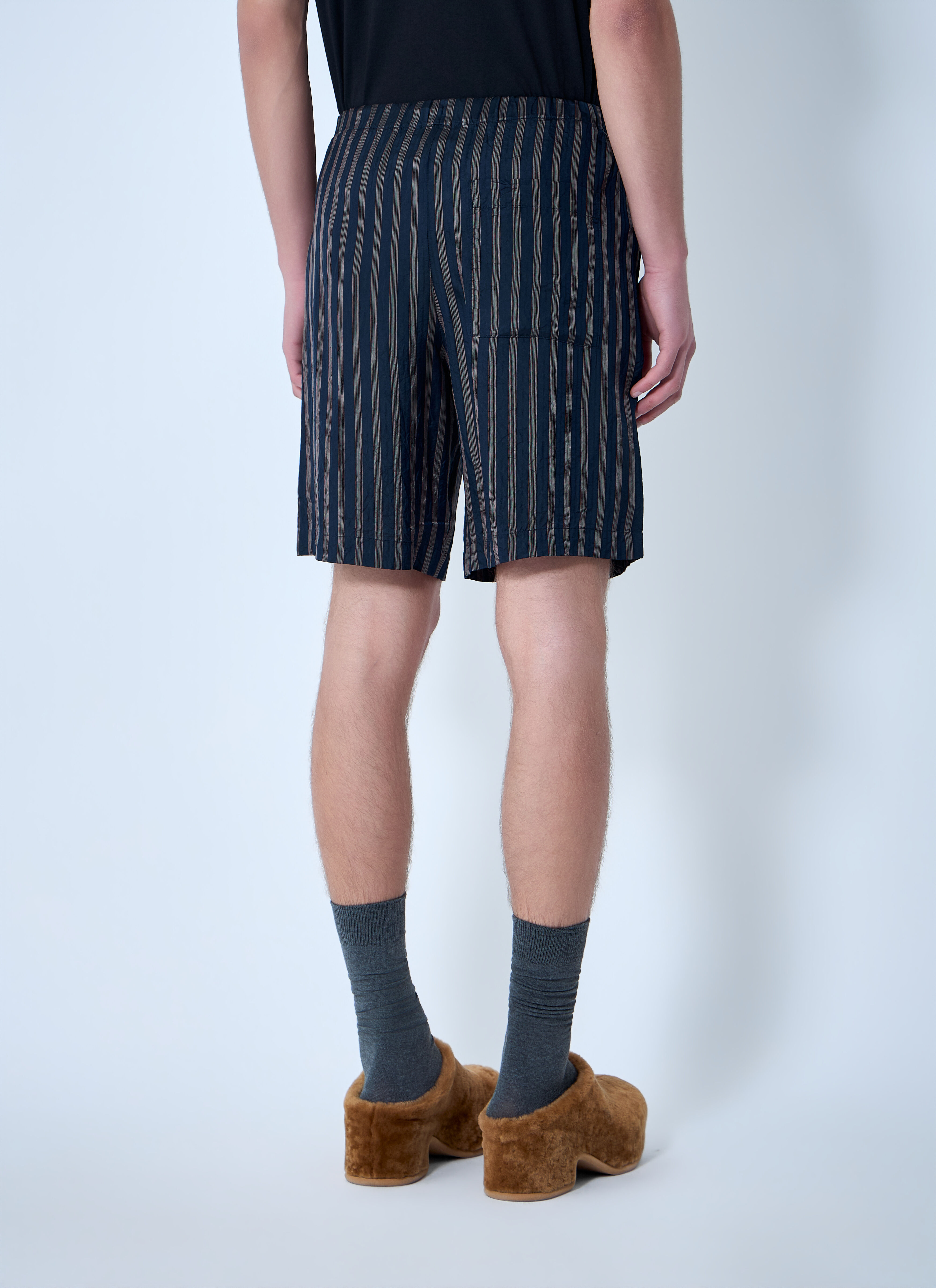 Dries Van Noten Men's' Piperi Shorts in Navy | LN-CC®