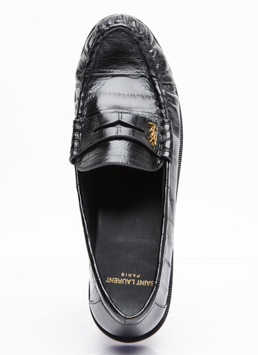 Saint Laurent Le Loafer Penny Loafers in Black | LN-CC®