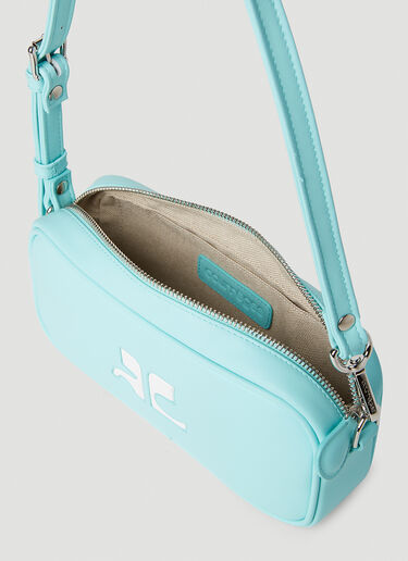 Courrèges Logo Baguette Shoulder Bag Light Blue cou0251021