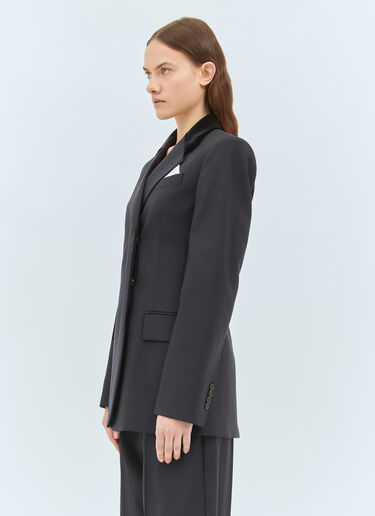 Sportmax Stretch Wool Tailored Blazer Navy spx0258012