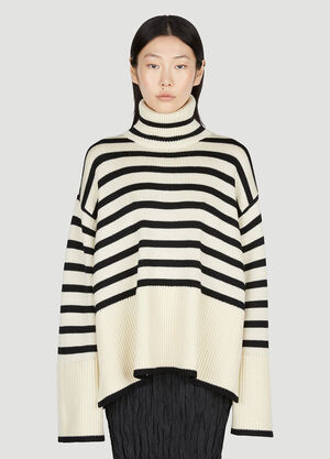 TOTEME Striped Sweater White tot0253002