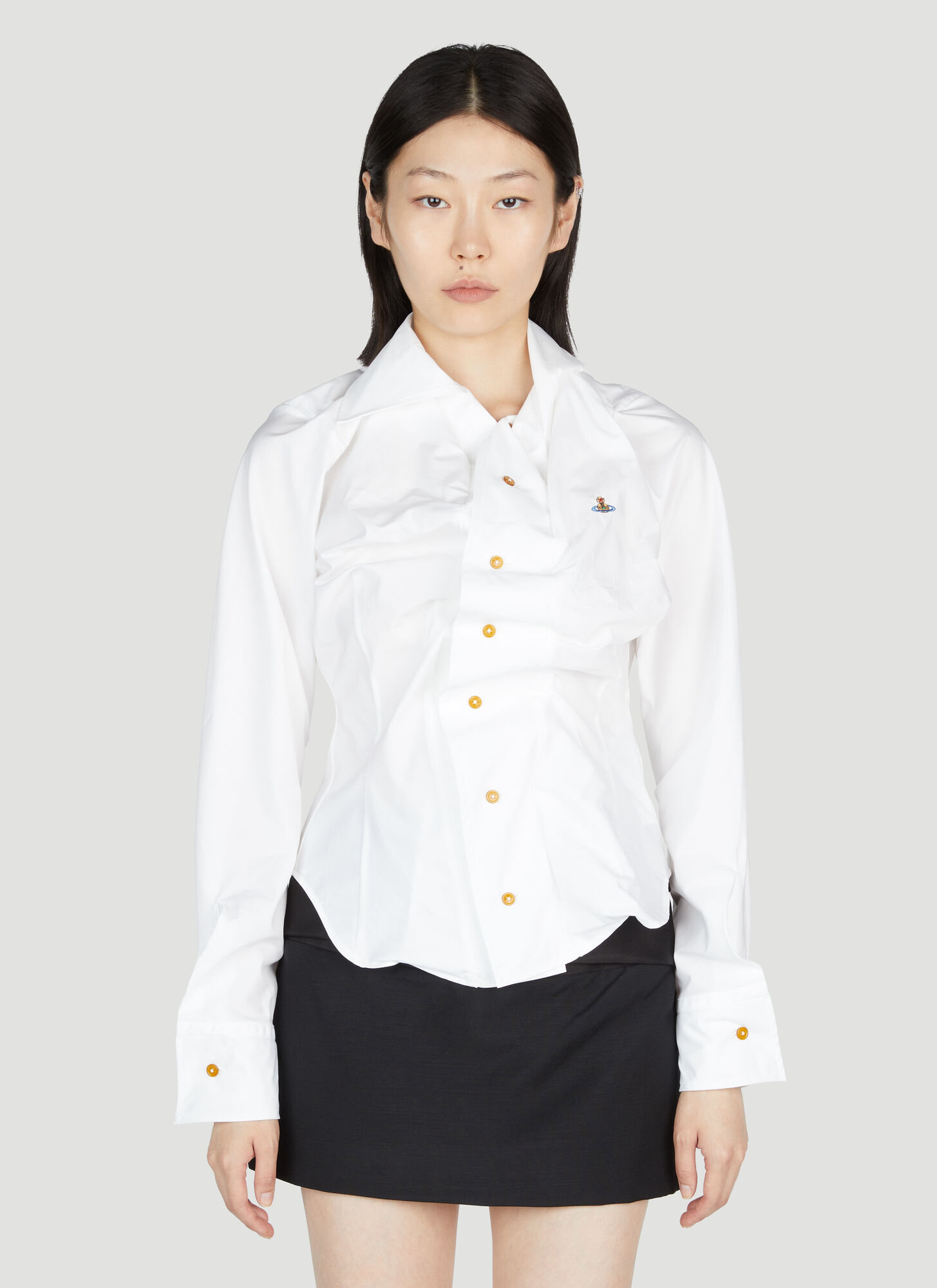 Vivienne Westwood "drunken" Shirt In White