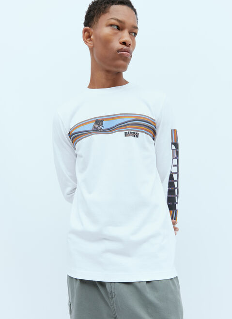 Puma x Noah Graphic Long Sleeve T-Shirt Blue pun0154004