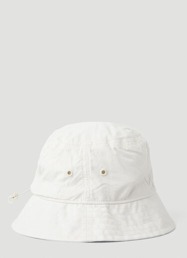 Y-3 Drawstring Bucket Hat White yyy0347011