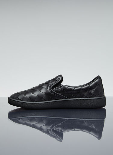 Bottega Veneta Intrecciato Slip-On Shoes Black bov0255104