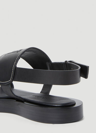 Max Mara Diana 샌들 블랙 max0252039
