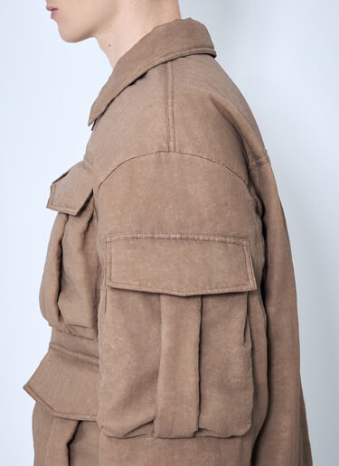 Dries Van Noten Padded Vow Bis Jacket Brown dvn0160016