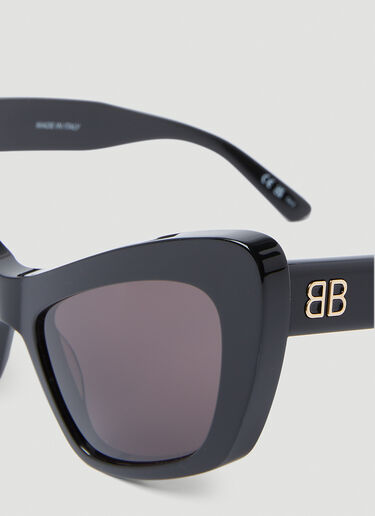 Balenciaga Monaco Cat Sunglasses Black bcs0253005