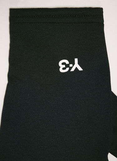 Logo Print Run Gloves Y-3 Logo Print Run Gloves Black yyy0158031