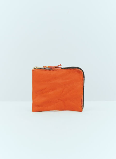 Comme des Garçons Wallet ウォッシュ加工レザー ウォレット Green cdw0348012