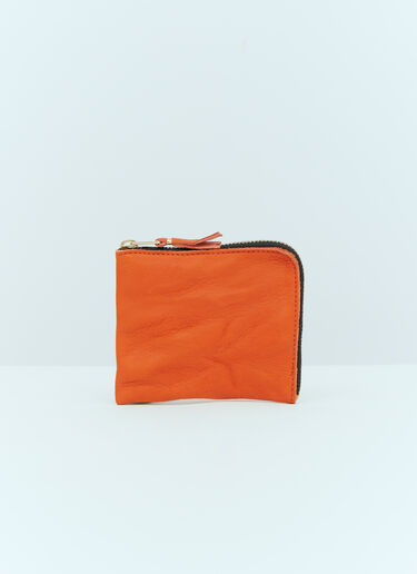 Comme des Garçons Wallet Washed Leather Wallet Orange cdw0354002