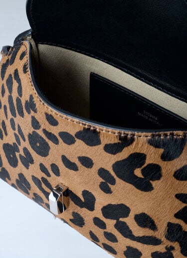 Mini T-Lock Clutch Bag TOTEME Mini T-Lock Clutch Bag Brown tot0262010