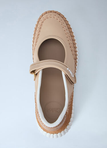 Chloé Nama Platform Sneakers Brown chl0264032