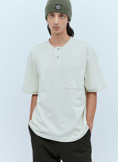 ロゴパッチTシャツ Stone Island ロゴパッチTシャツ ベージュ sto0154036