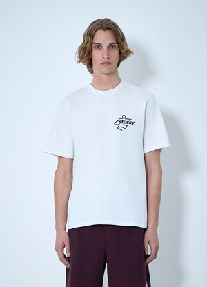 Stüssy Surf Size Pig. Dyed T-Shirt White sts0164026