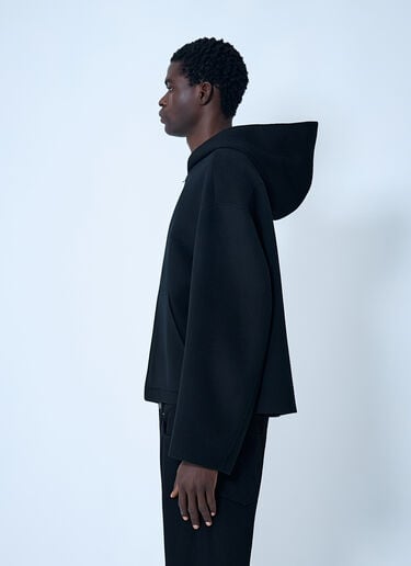 Wool-And-Cashmere-Blend Hooded Jacket Acne Studios Wool-And-Cashmere-Blend Hooded Jacket Black acn0162001
