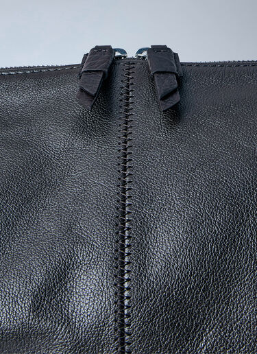 LN-CC® - Lemaire: Quiver Clip Leather Shoulder Bag - Dark Brown Lemaire Quiver Clip Leather Shoulder Bag Dark Brown lem0366012