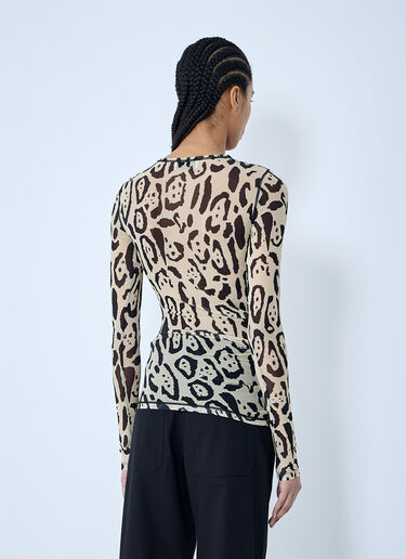 Sportmax Mesh Top Beige spx0259004