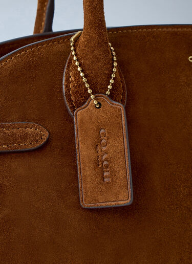 LN-CC® - Coach: Suede Empire Carryall Bag 34 - Brown Coach Suede Empire Carryall Bag 34 Brown coa0264042