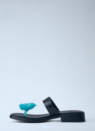 CAMPER Sculptural Toe Ring Sandals Black cmp0264011