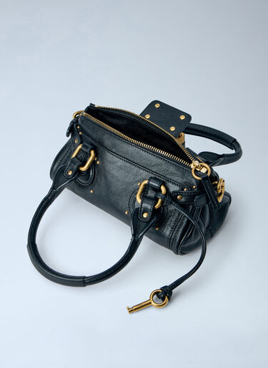 Chloé Small Paddington Chain Shoulder Bag Black chl0264048