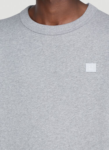 Acne Studios Face Sweatshirt Grey acn0341015