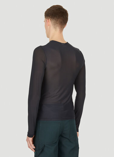 Courrèges Second Skin Long Sleeve Top Black cou0150008