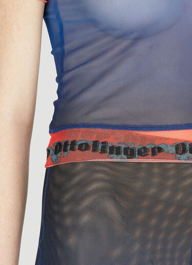 Ottolinger Mesh T-Shirt Blue ott0251029