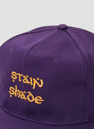 Stain Shade Embroidered Baseball Cap Purple stn0310017