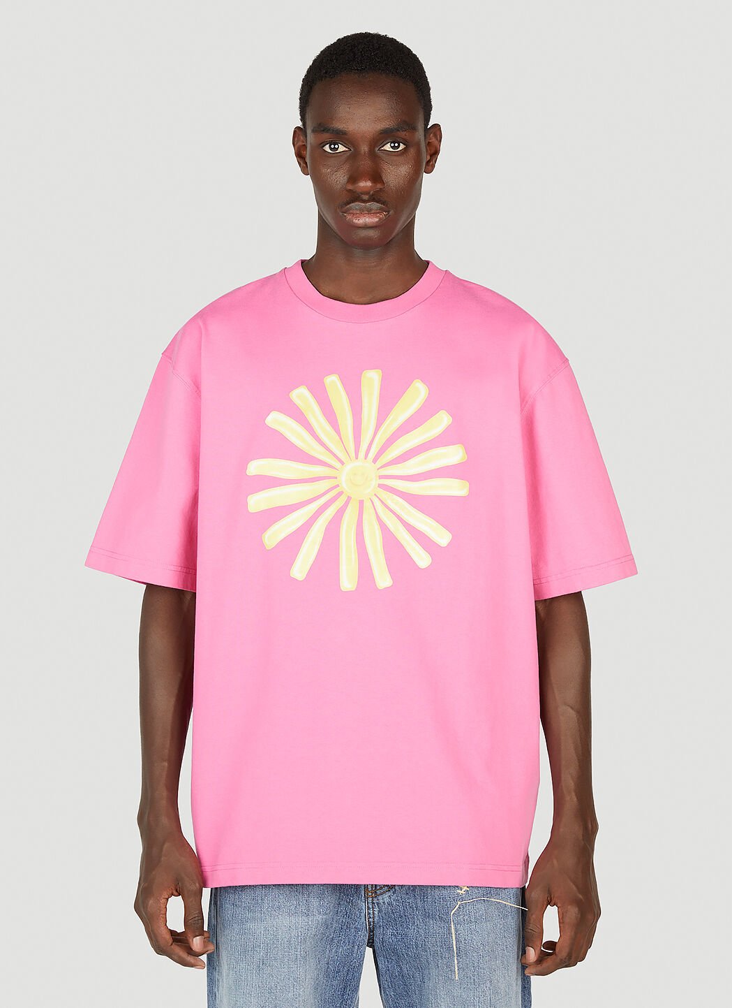 Jacquemus Le Soleil T Shirt in Pink LN CC