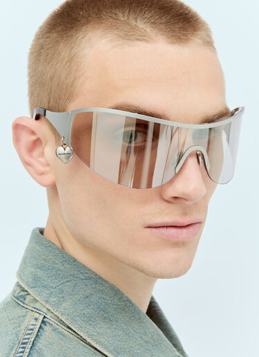 Acne Studios Metal Frame Sunglasses Silver cns0356002