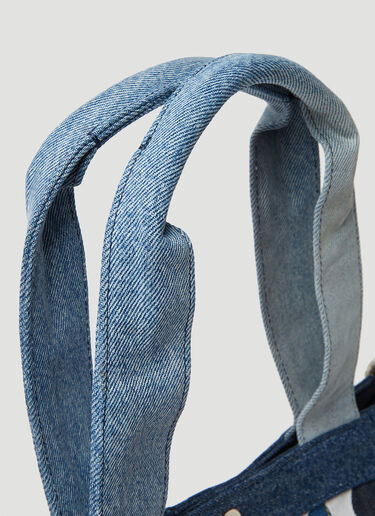 Vivienne Westwood Worker Denim Runner Small Shoulder Bag Blue vvw0249020