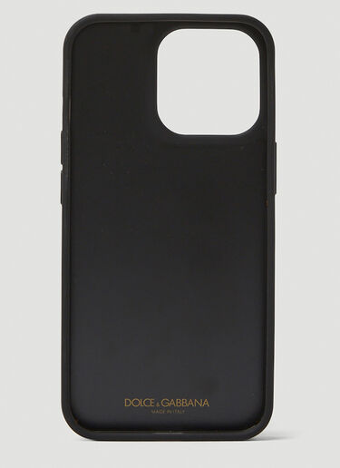Dolce & Gabbana Logo Plaque iPhone 13 Pro Phone Case Black dol0247132