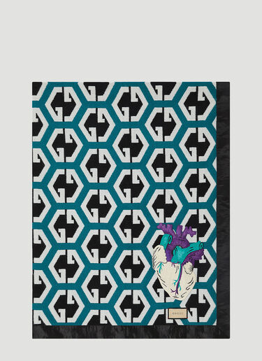 Gucci GG Exagonal Blanket Black wps0680005