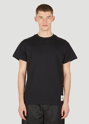 Jil Sander+ Set of Three Logo Print T-Shirts Yellow jsp0156007