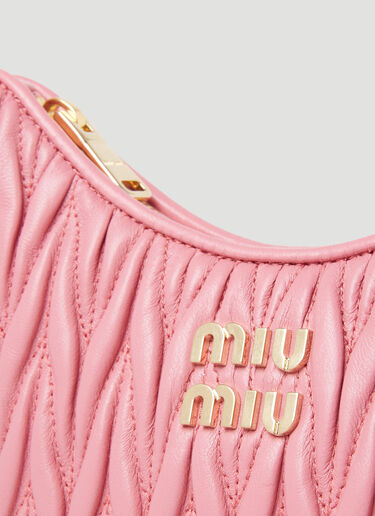 Matelassé Leather Shoulder Bag Miu Miu Matelassé Leather Shoulder Bag Pink miu0254067