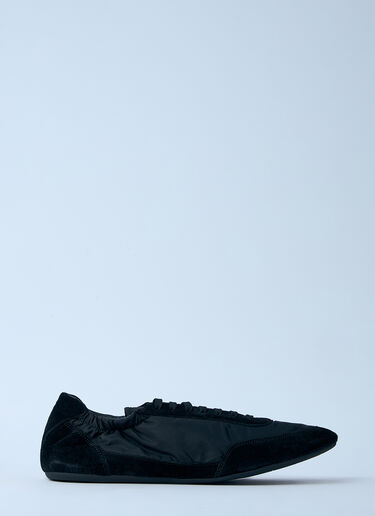 Prada Collapse Re-Nylon And Suede Sneakers Black pra0161012