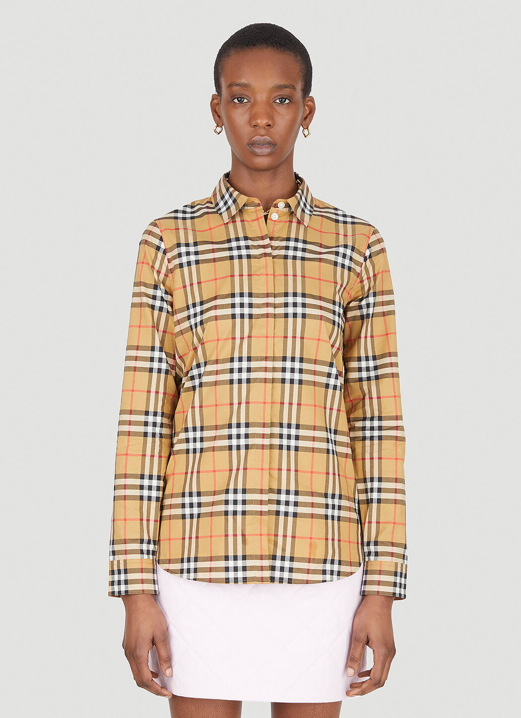 Burberry vintage check cotton shirt new arrivals
