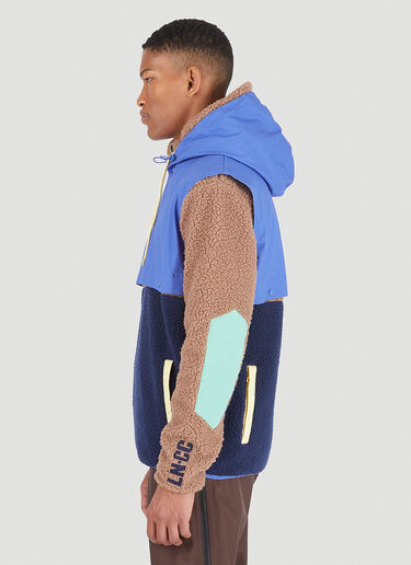 Borg Hybrid Hooded Sweatshirt Fila x Flock Together Borg Hybrid Hooded Sweatshirt Brown fft0346001