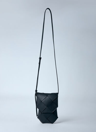 Bottega Veneta Diego Crossbody Phone Pouch Black bov0159021