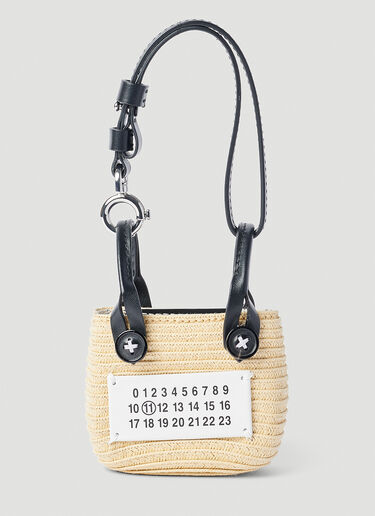 Maison Margiela Raffia Micro Handbag Beige mla0251046