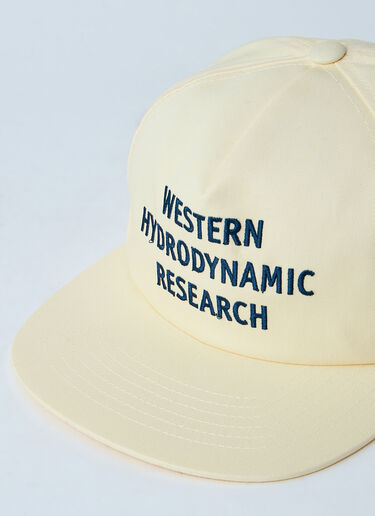 Western Hydrodynamic Research Logo Motif Baseball Cap White whr0156002